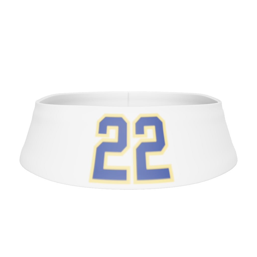 Clark 22 Navy Yellow Outline Headband