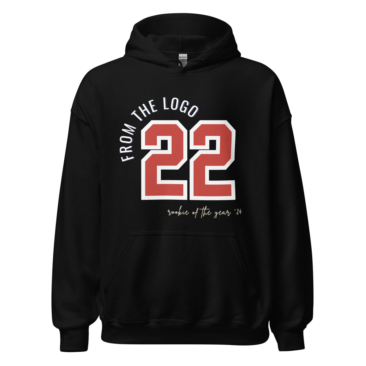 From the Logo Rookie of the Year Black Navy Unisex Hoodie – The 