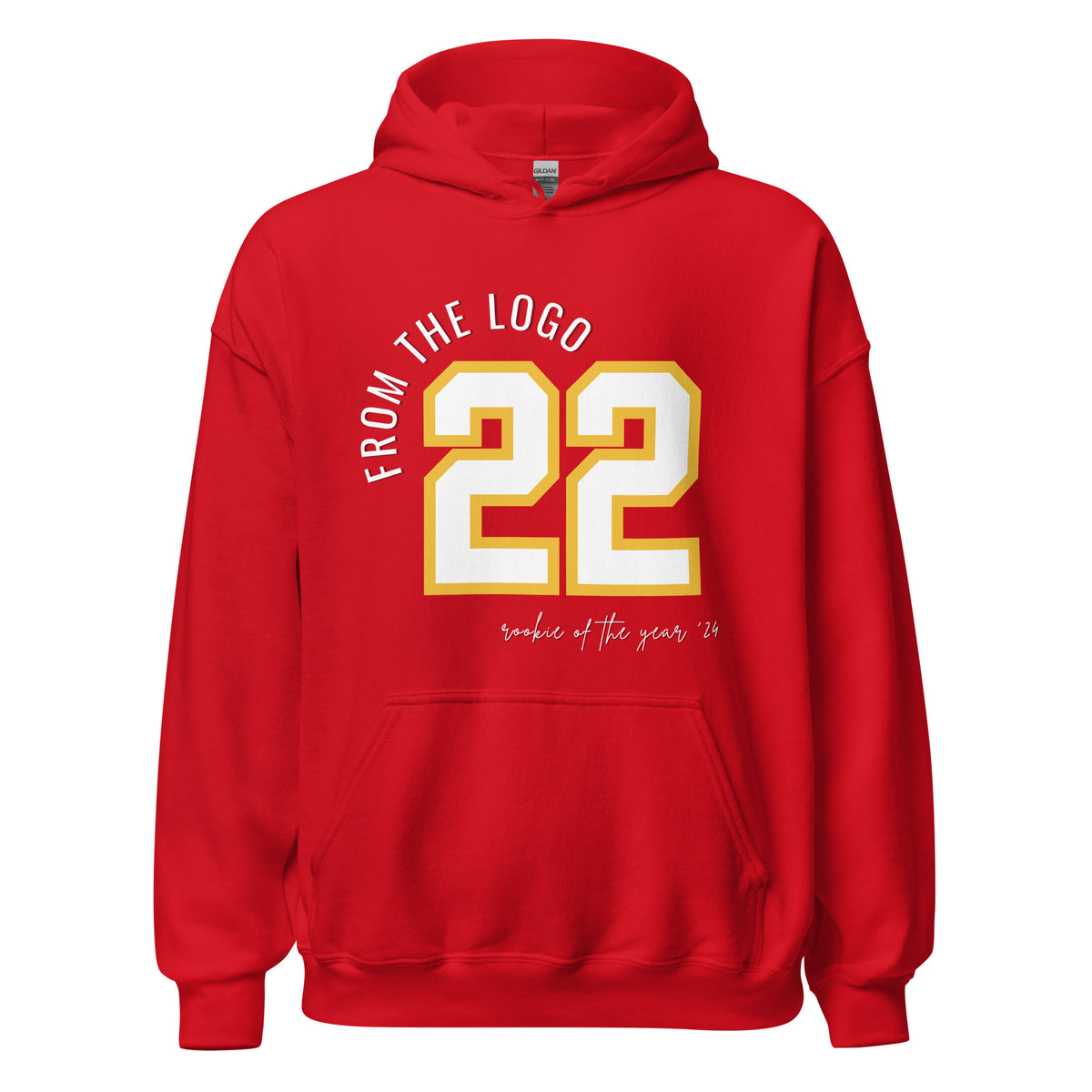 From the Logo Rookie of the Year Red Unisex Hoodie – The Indy Shop